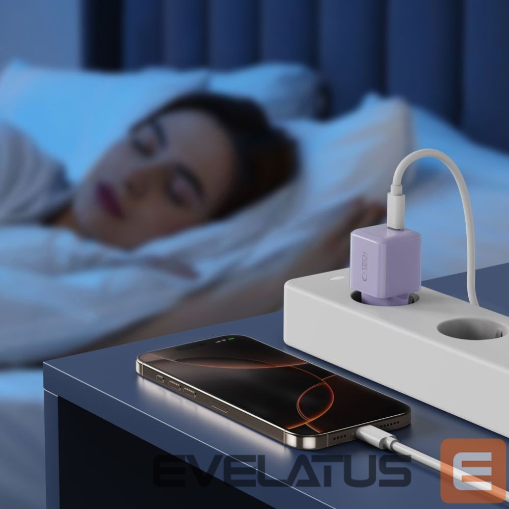 Other goods Tech-Protect Tech-Protect NCM25 USB-C PD 25W Wall Charger - Purple