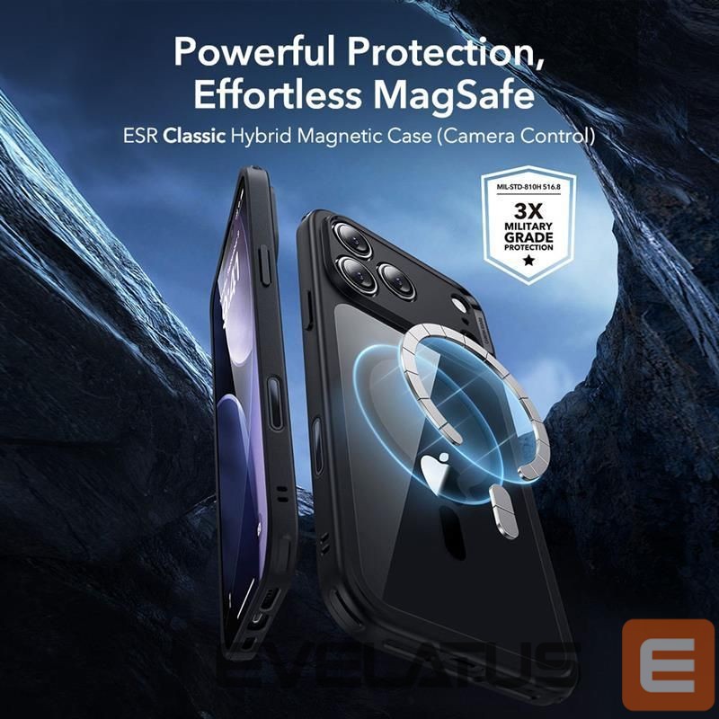 Other goods ESR ESR Classic Hybrid MagSafe + Tempered Glass Set for iPhone 17 Pro - Clear Black