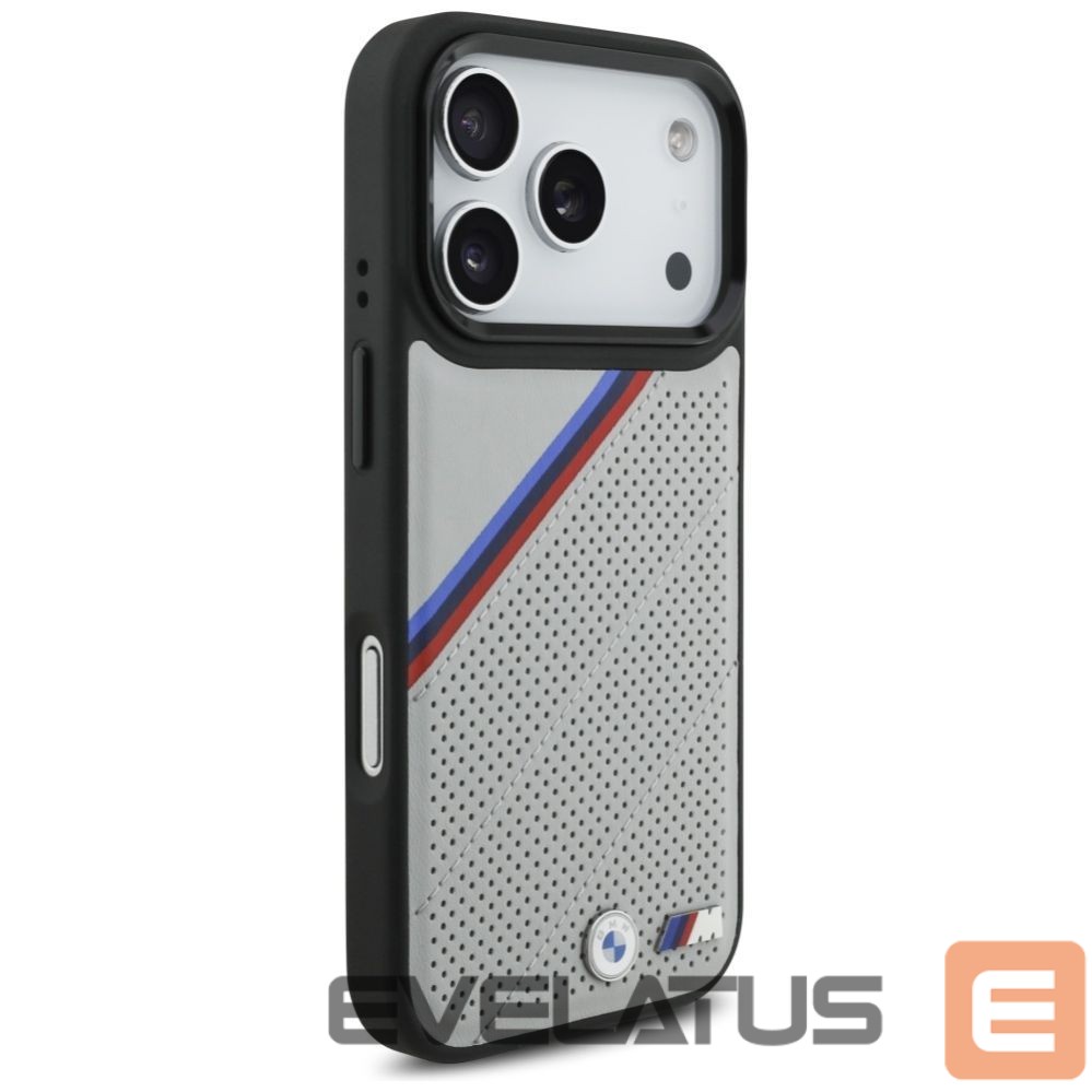 Other goods BMW BMW M Tricolor Metal Logo MagSafe Case for iPhone 17 Pro - Gray
