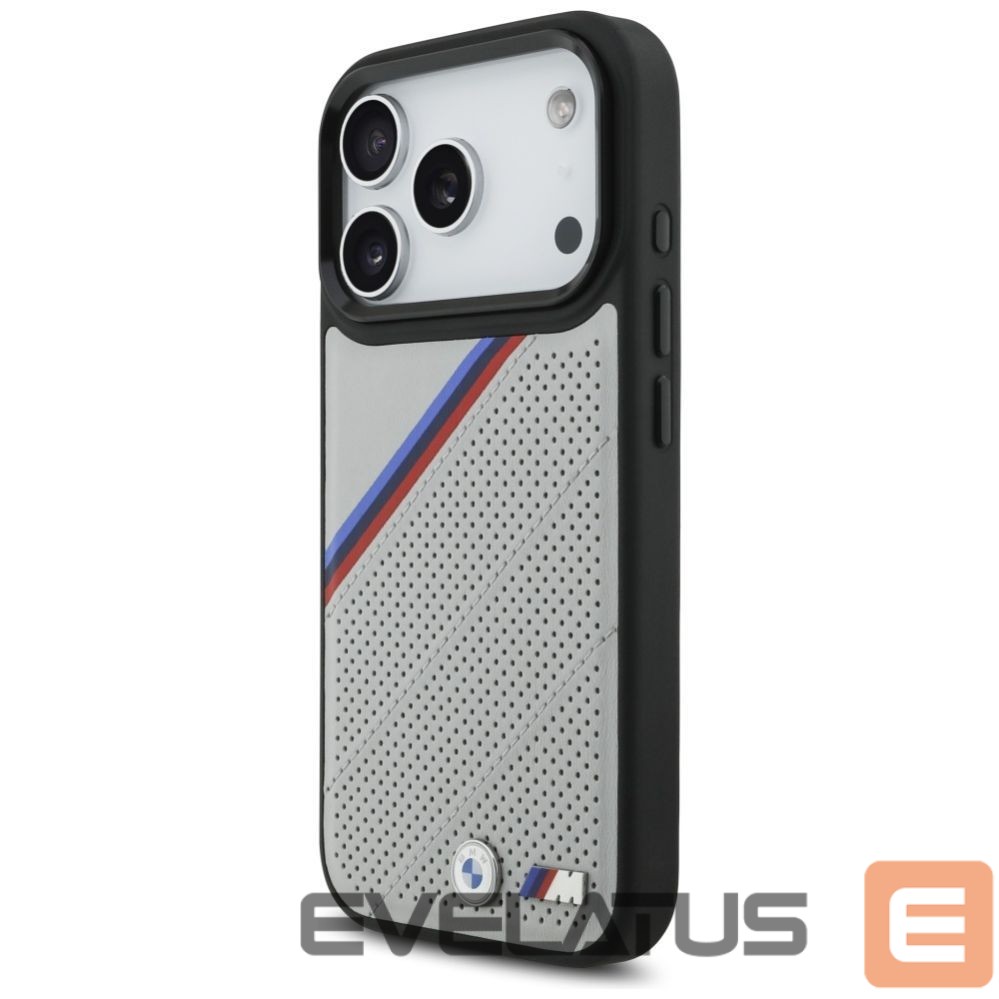 Other goods BMW BMW M Tricolor Metal Logo MagSafe Case for iPhone 17 Pro - Gray