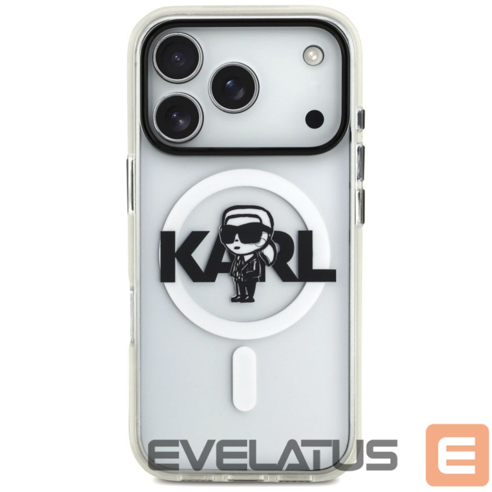 Other goods Karl Lagerfeld Karl Lagerfeld IML Karl Sketch Logo MagSafe Case for iPhone 17 Pro - Transparent