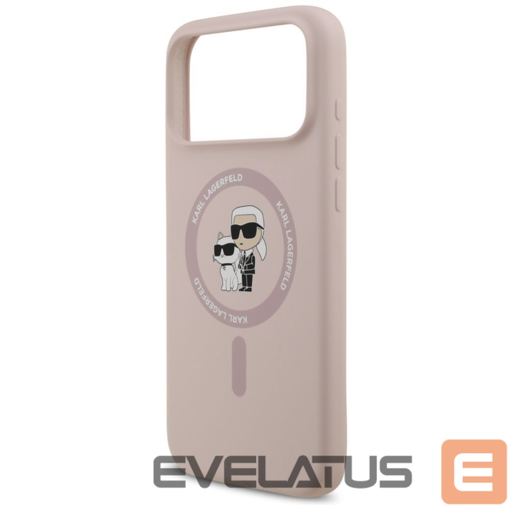 Other goods Karl Lagerfeld Karl Lagerfeld Silicone Karl&Choupette Ring MagSafe Case for iPhone 17 Pro Max - Pink