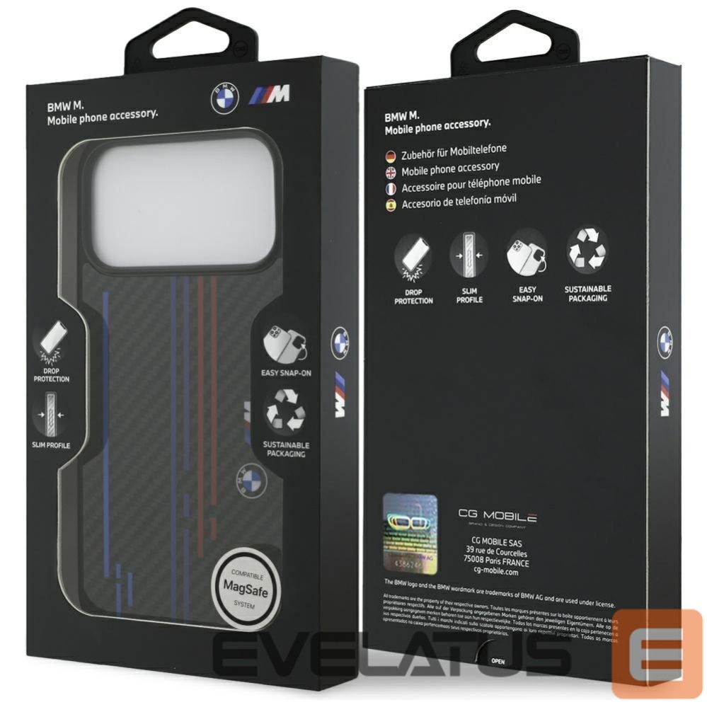 Other goods BMW BMW M Kevlar Lines & Logo MagSafe Case for iPhone 17 Pro Max - Black