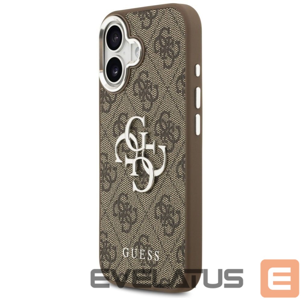 Other goods Guess Guess 4G Big 4G Classic Logo case for iPhone 17 - brown and silver