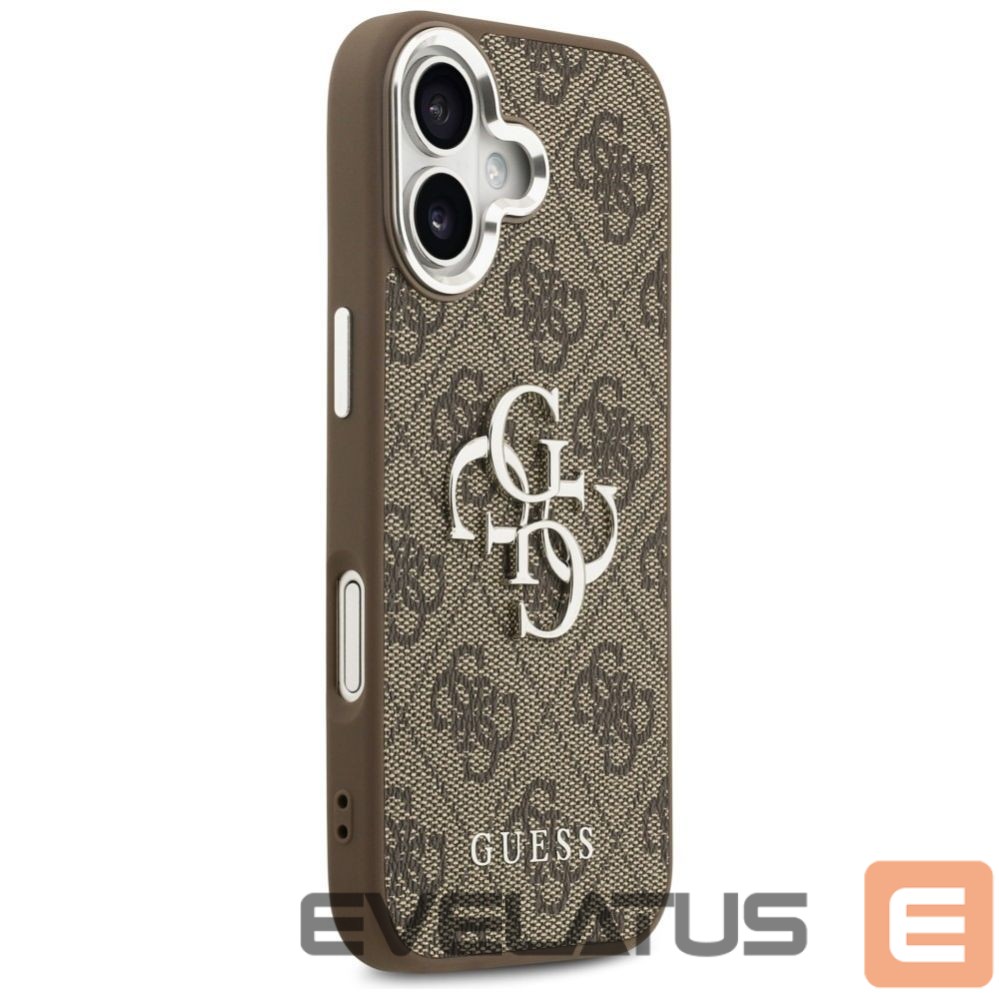 Other goods Guess Guess 4G Big 4G Classic Logo case for iPhone 17 - brown and silver