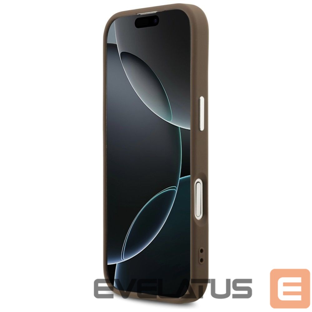 Other goods Guess Guess 4G Big 4G Classic Logo case for iPhone 17 - brown and silver