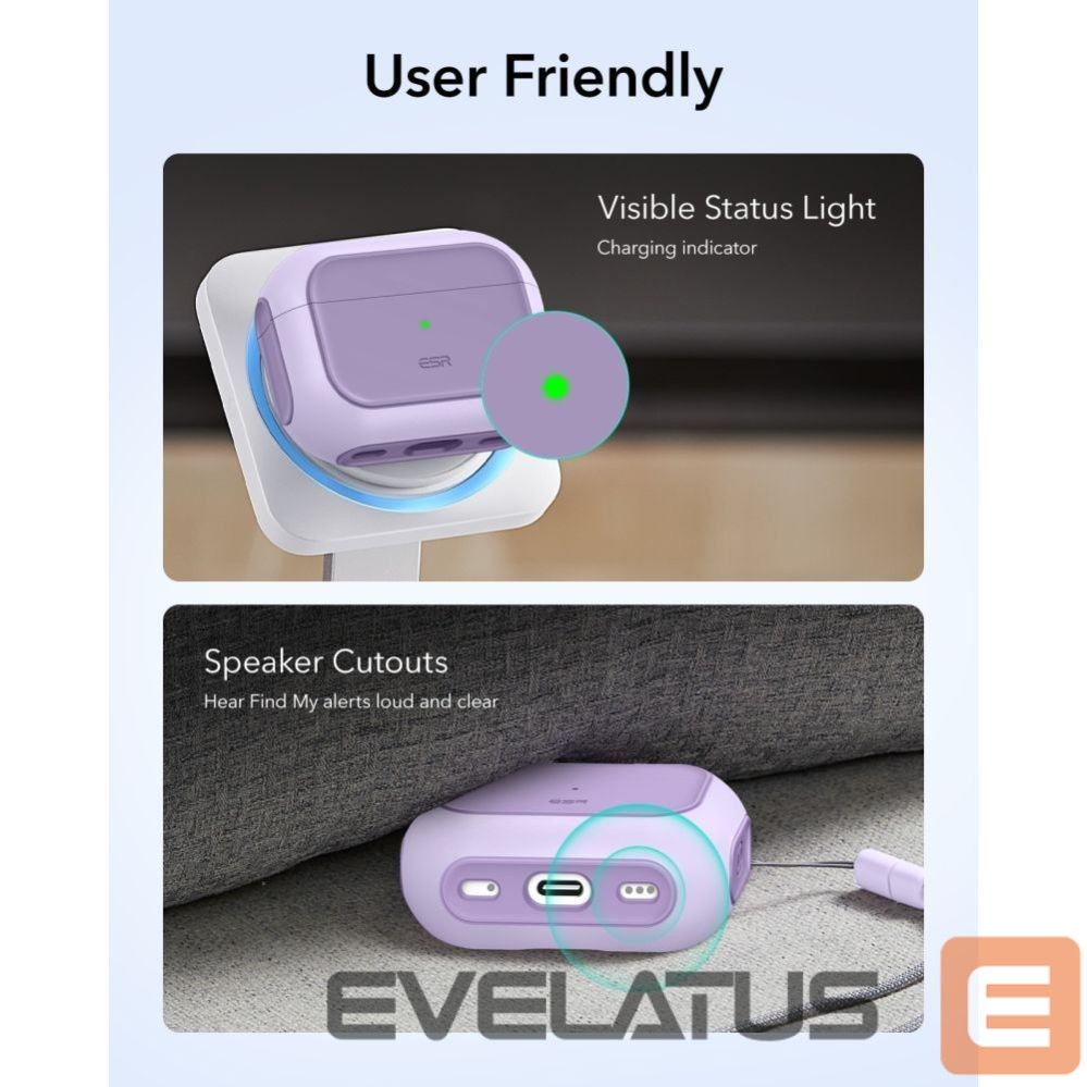 Other goods ESR ESR Orbit Halolock MagSafe case for AirPods Pro - purple