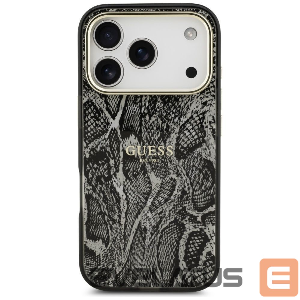 Other goods Guess Guess Python Pattern MagSafe Case for iPhone 17 Pro - Black