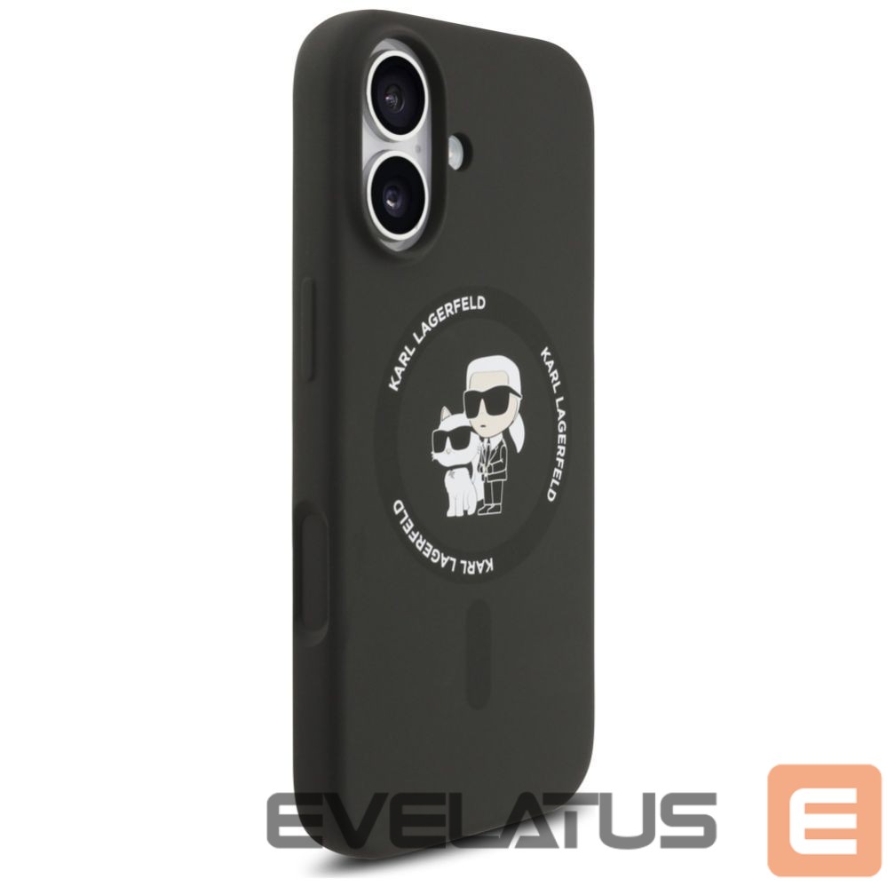 Other goods Karl Lagerfeld Karl Lagerfeld Silicone Karl&Choupette Ring MagSafe Case for iPhone 17 - Black