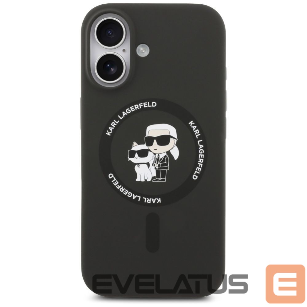 Other goods Karl Lagerfeld Karl Lagerfeld Silicone Karl&Choupette Ring MagSafe Case for iPhone 17 - Black
