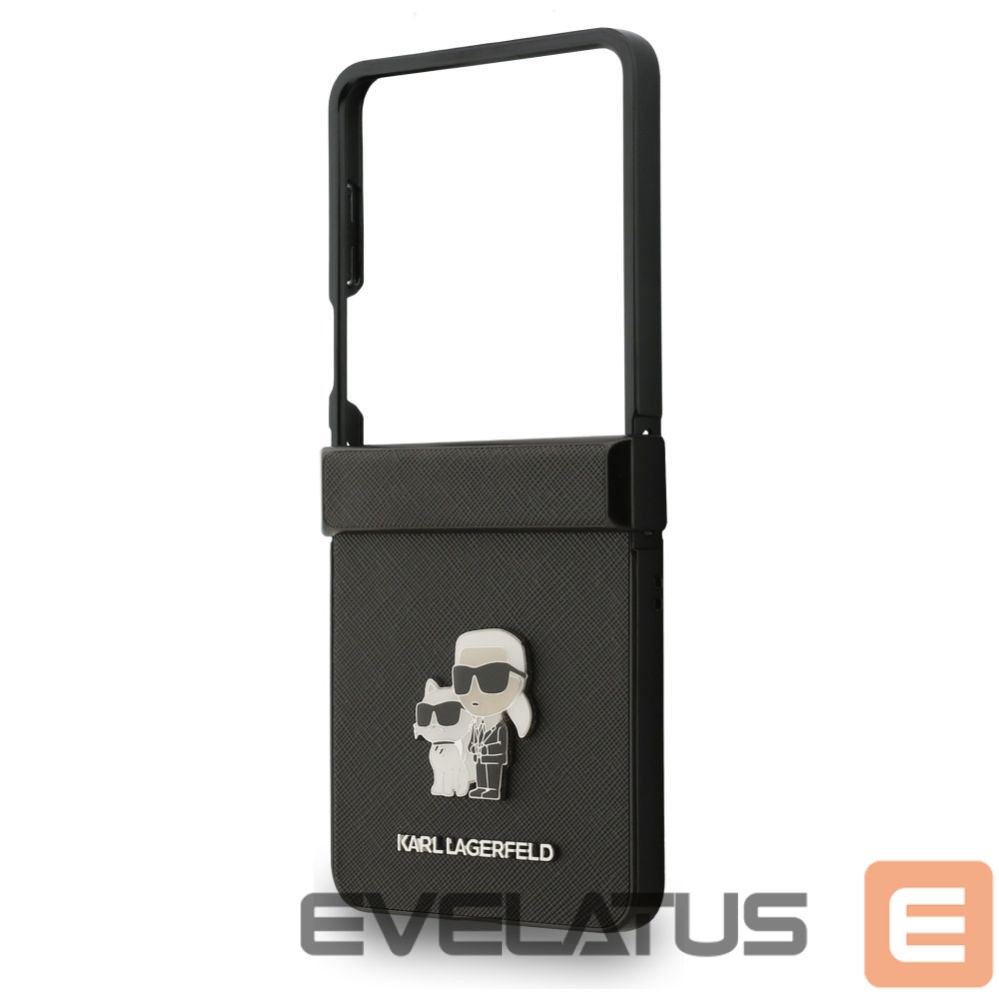 Other goods Karl Lagerfeld Karl Lagerfeld Saffiano Karl&Choupette Pin Case for Samsung Galaxy Z Flip 7 - Black