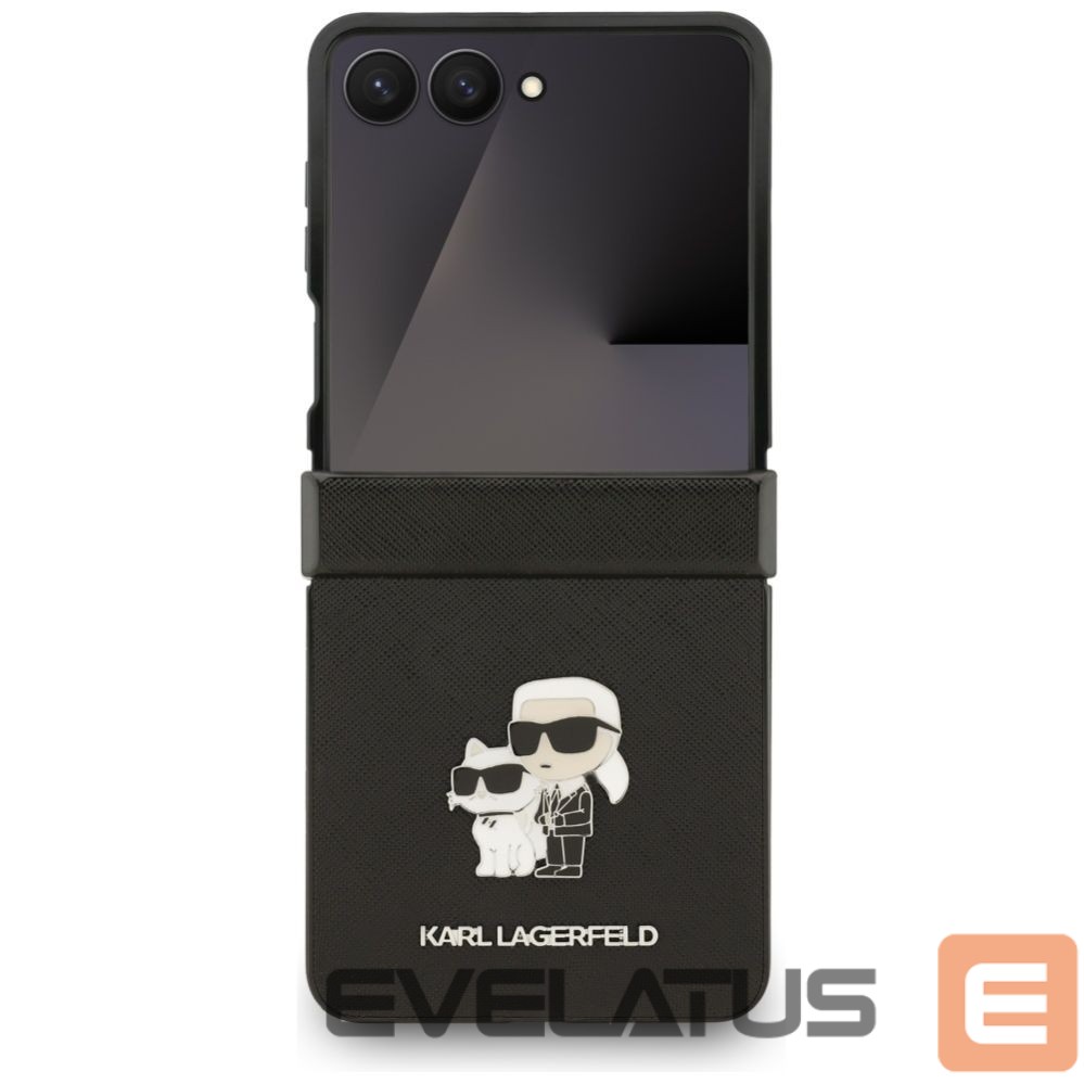 Other goods Karl Lagerfeld Karl Lagerfeld Saffiano Karl&Choupette Pin Case for Samsung Galaxy Z Flip 7 - Black