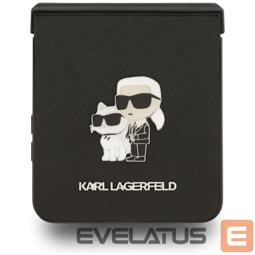 Other goods Karl Lagerfeld Karl Lagerfeld Saffiano Karl&Choupette Pin Case for Samsung Galaxy Z Flip 7 - Black