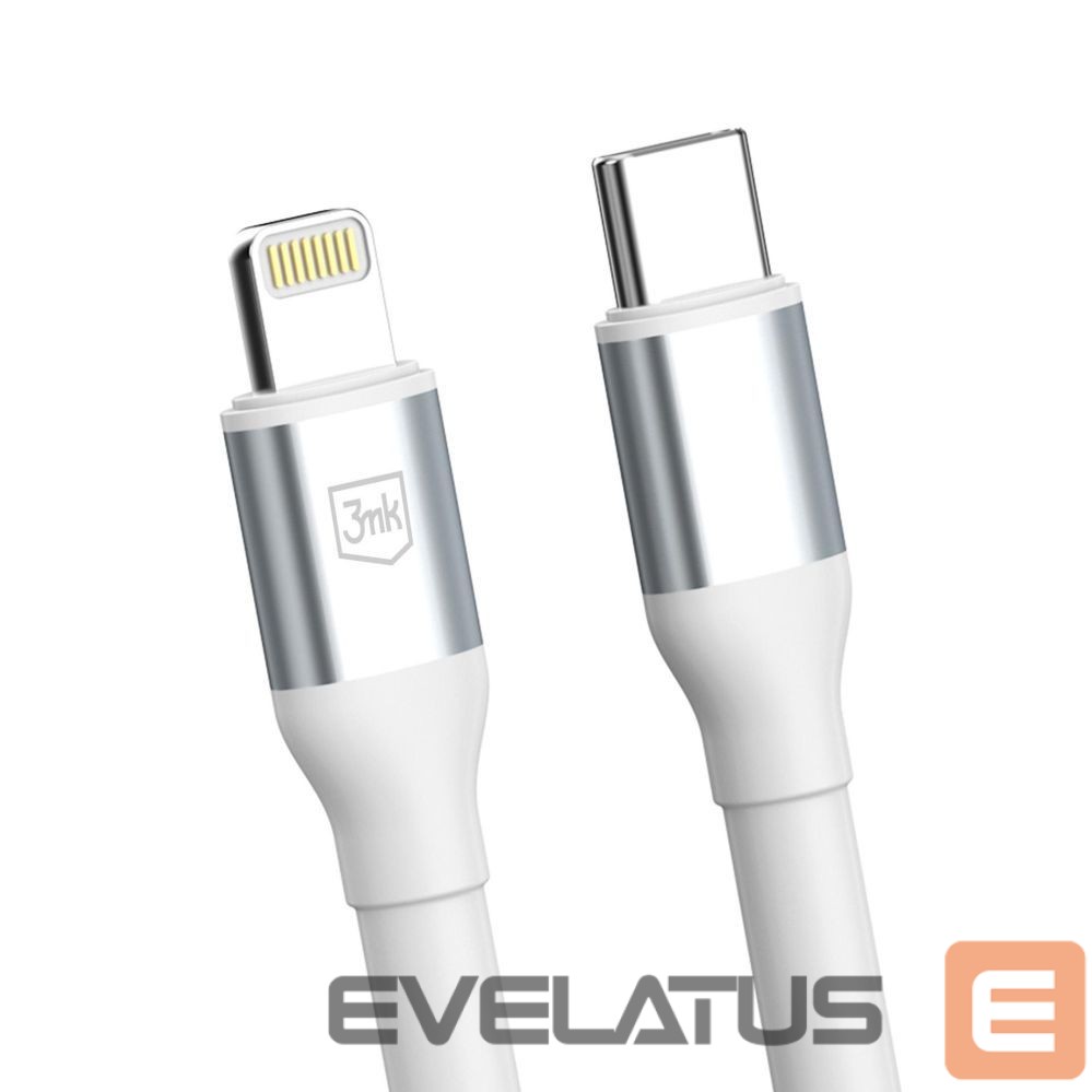 Other goods 3MK 3mk Hyper Cable N-SERIES USB-C / Lightning 1m 9V/2A 20W / white