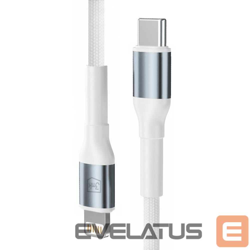 Other goods 3MK 3mk Hyper Cable N-SERIES USB-C / Lightning 1m 9V/2A 20W / white