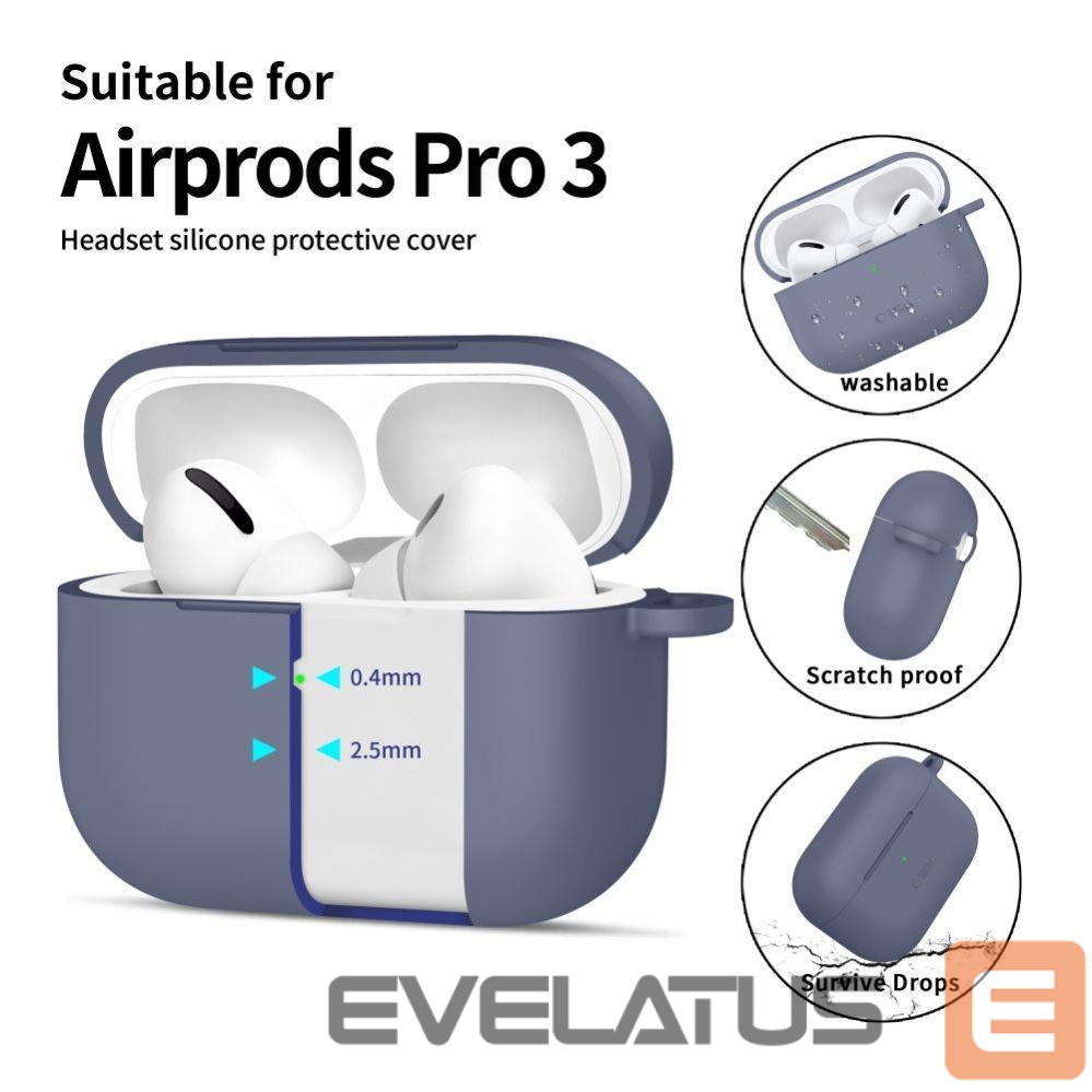 Other goods Tech-Protect Tech-Protect Silicone Hook Case for AirPods Pro - Blue