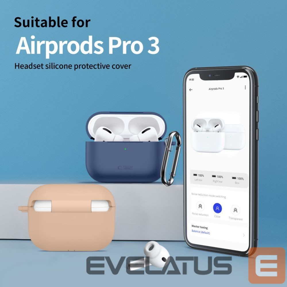 Other goods Tech-Protect Tech-Protect Silicone Hook Case for AirPods Pro - Blue