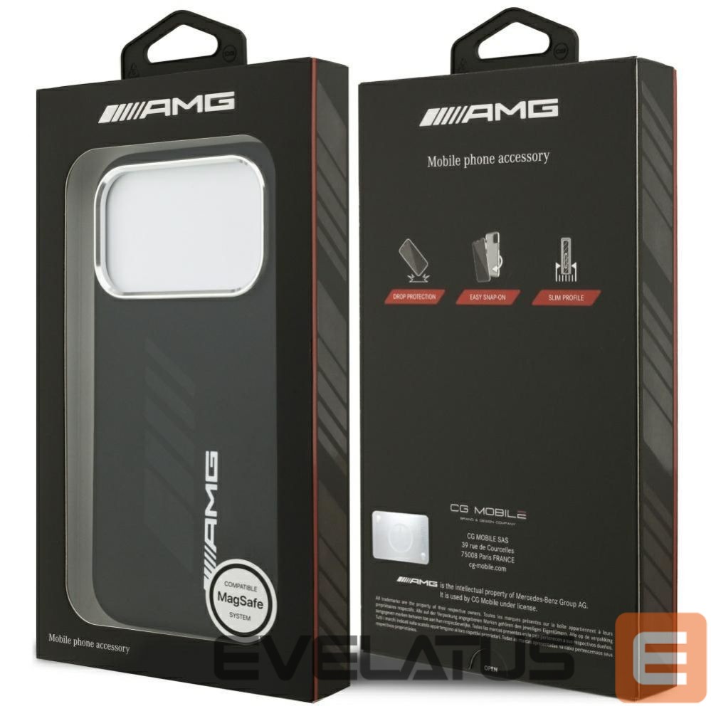 Other goods Mercedes-Benz AMG Silicone Oversize Rhombs MagSafe Case for iPhone 17 Pro - Black