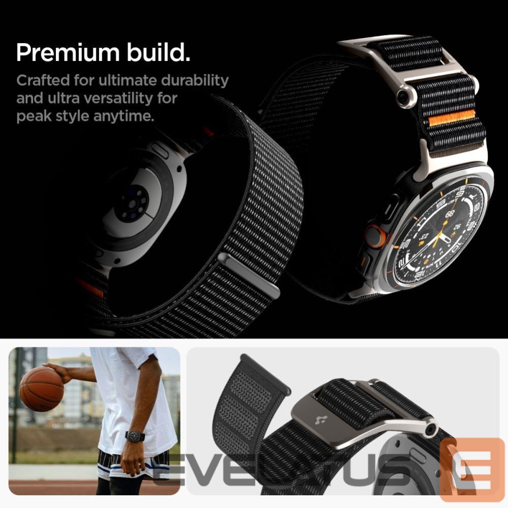 Other goods Spigen Spigen DuraPro Strap for Samsung Galaxy Watch Ultra 47mm - Black