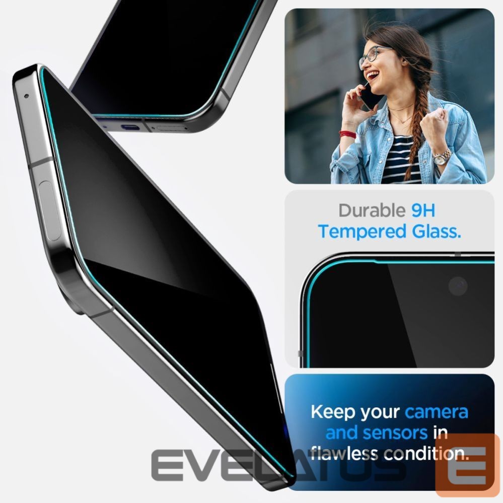 Other goods Spigen Spigen Glas.TR "Ez Fit" Privacy HD 2-pack privacy glass for Google Pixel 9 / 9 Pro