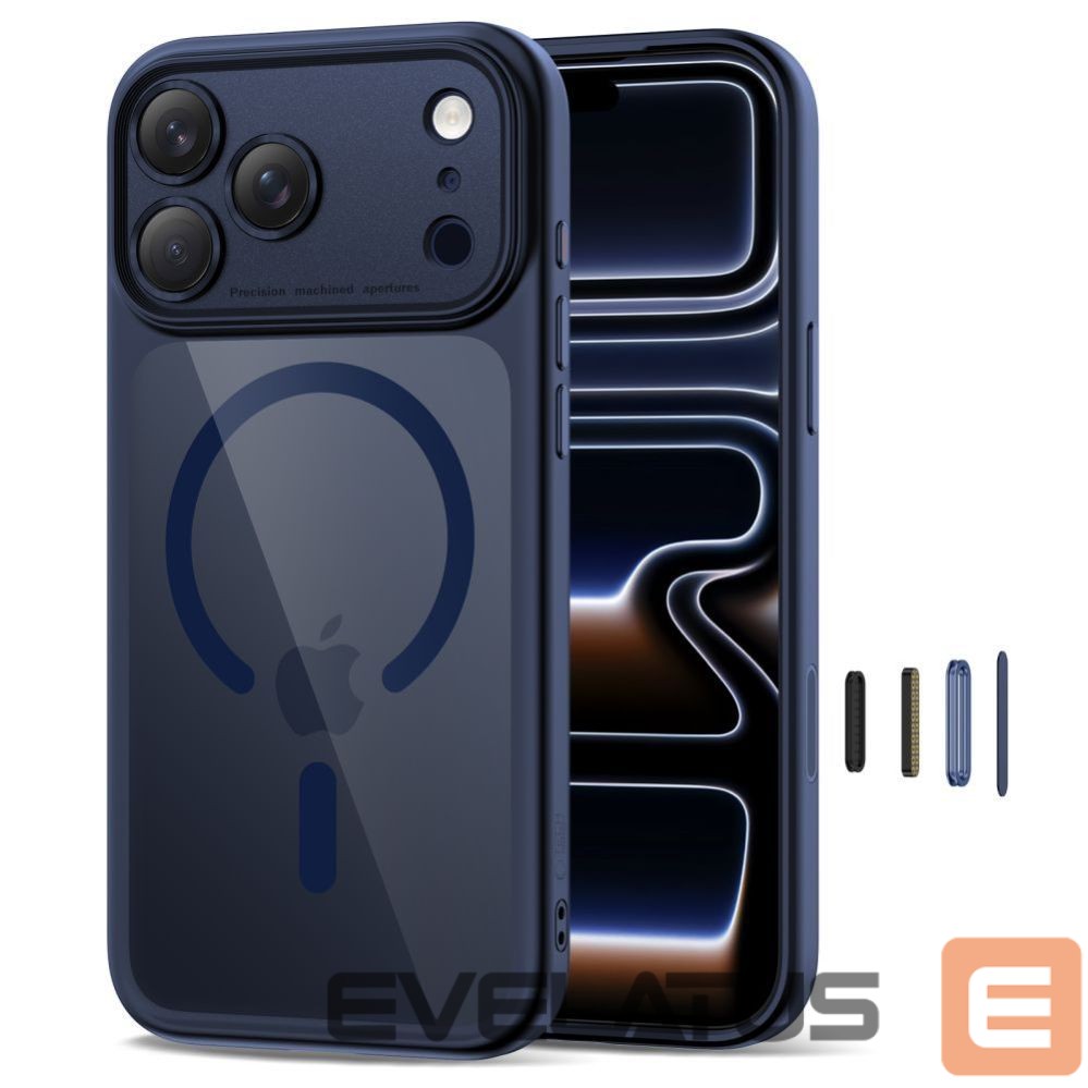 Other goods Tech-Protect Tech-Protect Magpeak Magsafe CC Case for iPhone 17 Pro Max - Clear Navy Blue
