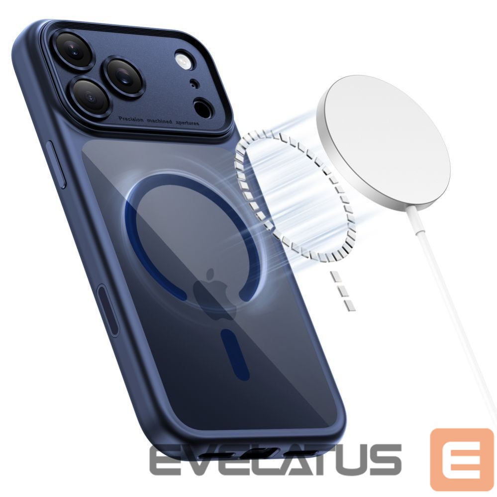 Other goods Tech-Protect Tech-Protect Magpeak Magsafe CC Case for iPhone 17 Pro Max - Clear Navy Blue