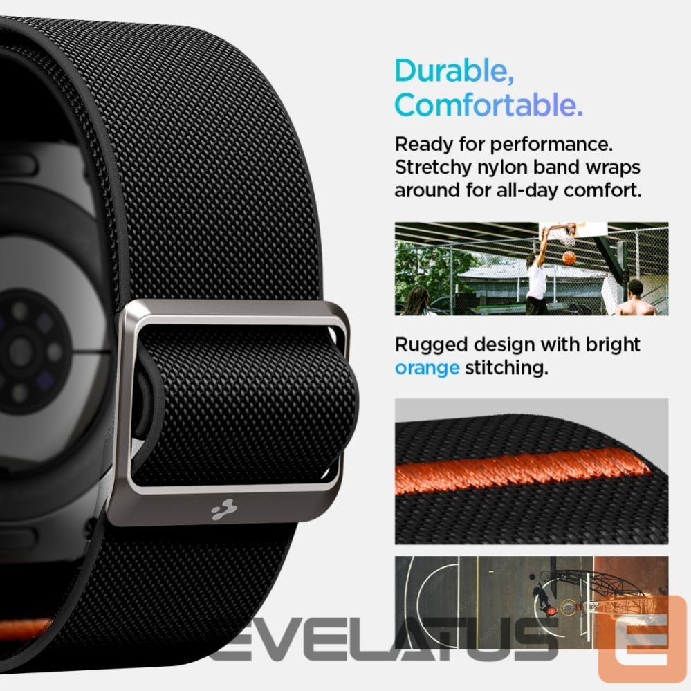 Other goods Spigen Spigen Fit Lite Strap for Galaxy Watch Ultra 47mm - Black