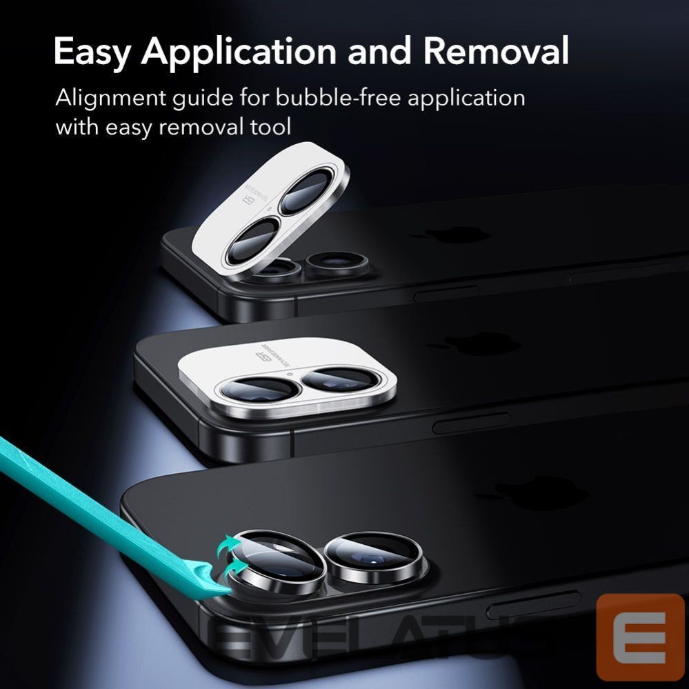 Other goods ESR ESR Armorite Camera Cover for iPhone 16 / 16 Plus / 17 - Black