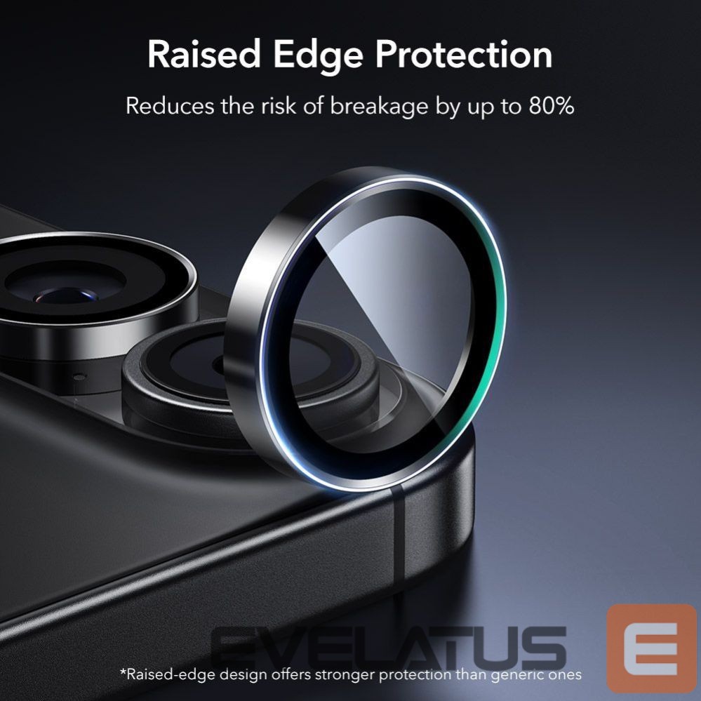 Other goods ESR ESR Armorite Camera Cover for iPhone 16 / 16 Plus / 17 - Black