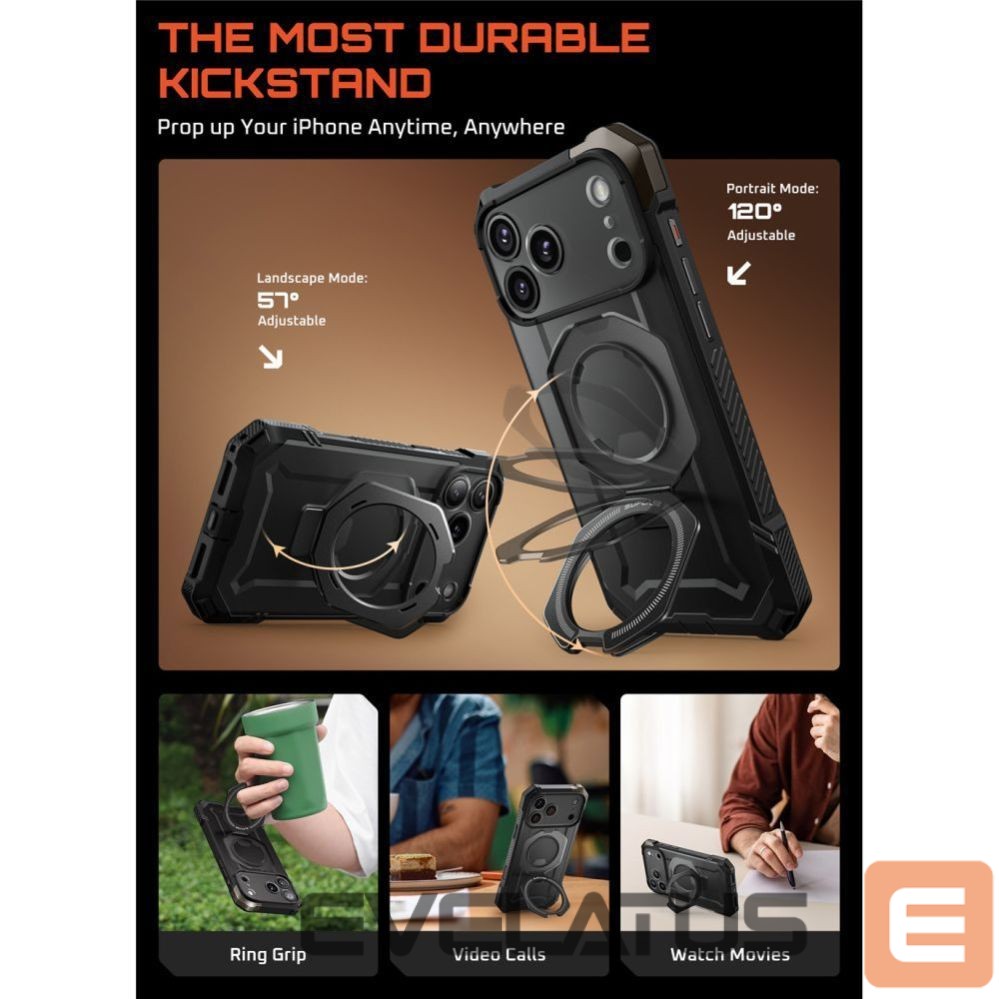 Other goods Supcase Supcase UB Grip Mag MagSafe Case for iPhone 17 Pro Max - Black