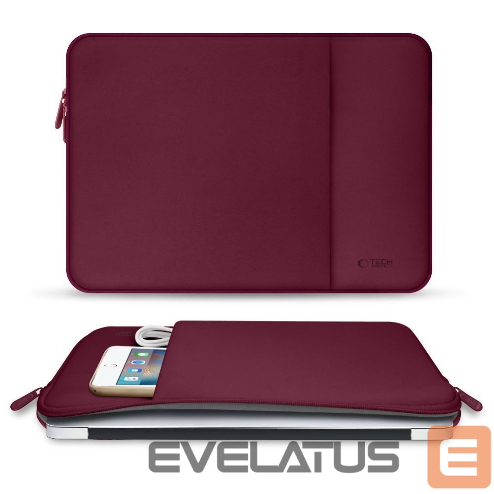 Other goods Tech-Protect Tech-Protect Neoprene Laptop Case 13" - Burgundy