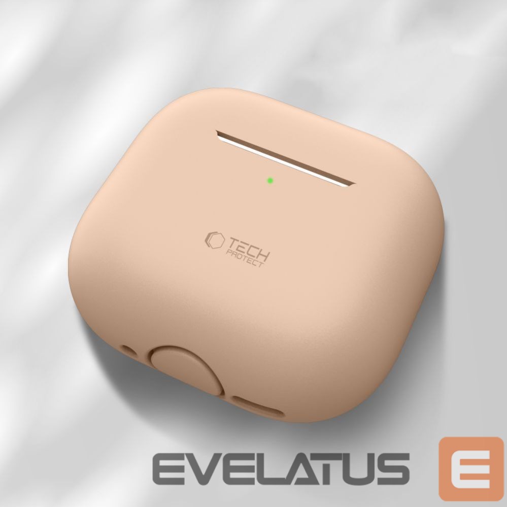 Other goods Tech-Protect Tech-Protect Silicone Case for Apple AirPods 4 - Beige