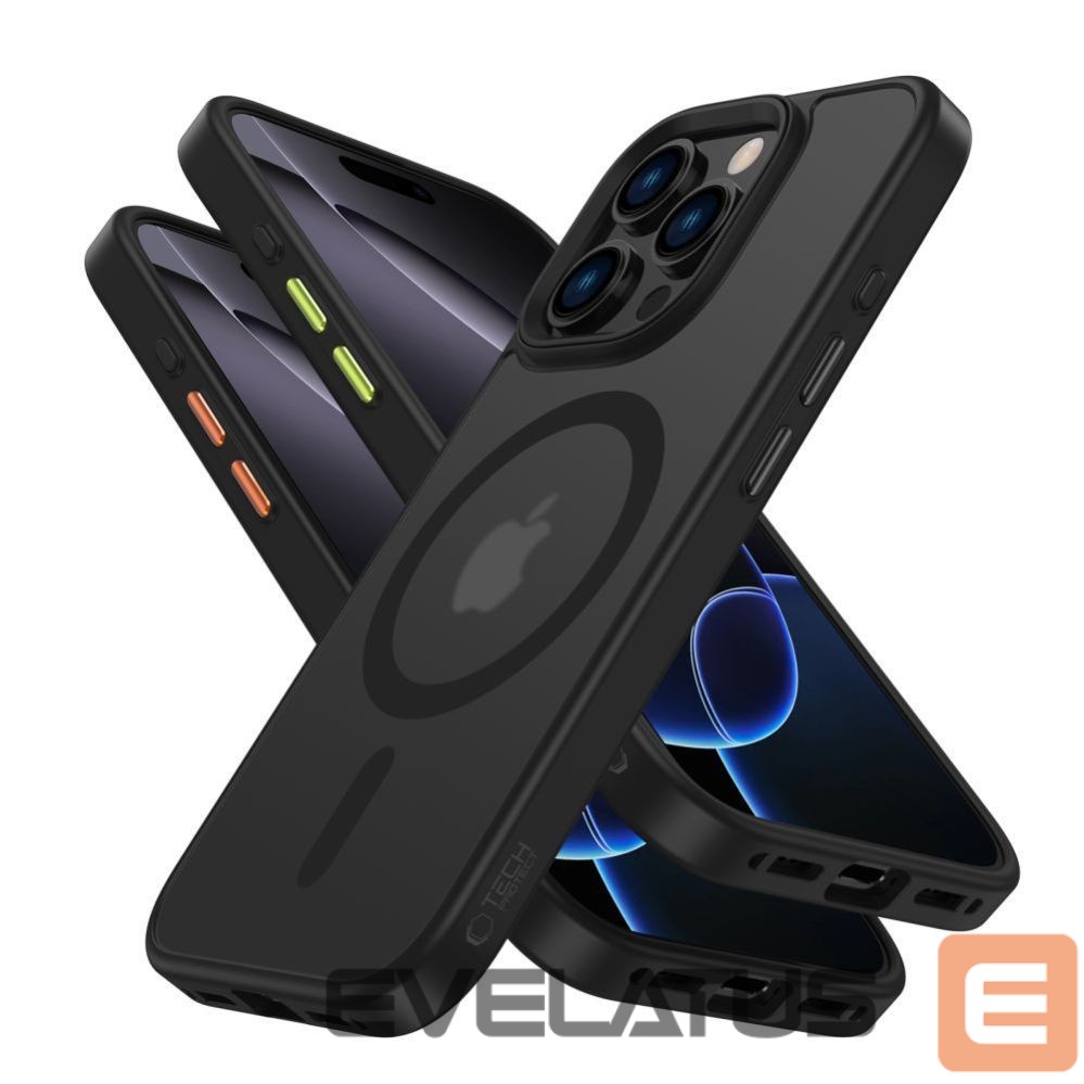 Other goods Tech-Protect Tech-Protect MagMat Magsafe 3-set iPhone 16 Pro Max Case - Matte Black