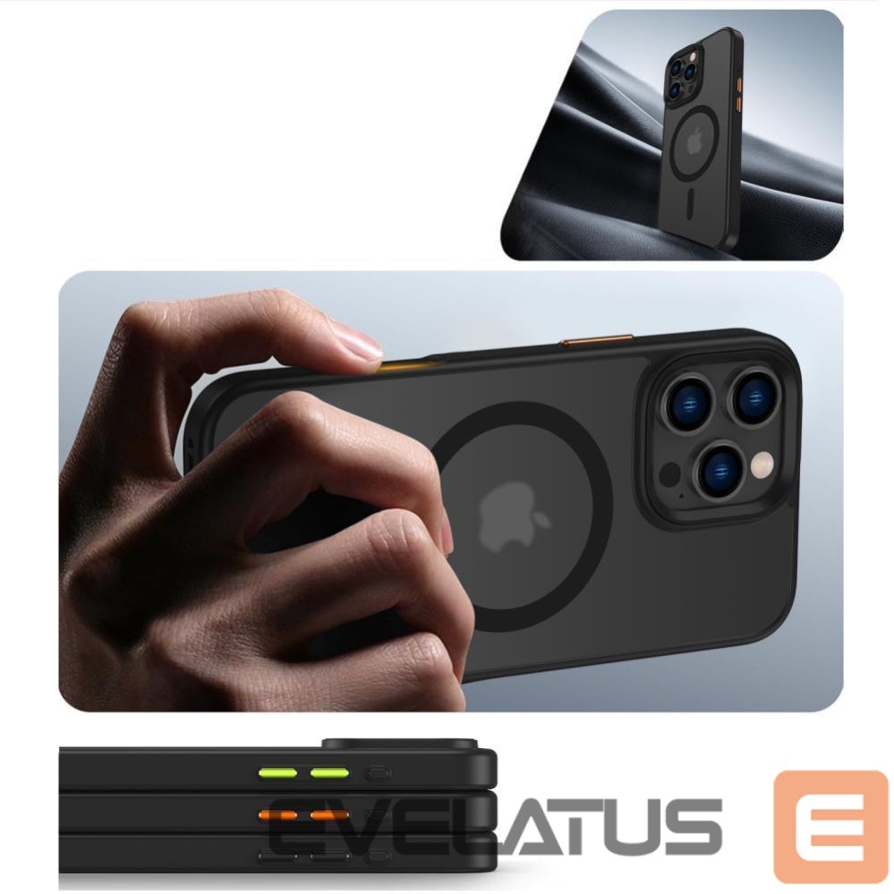 Other goods Tech-Protect Tech-Protect MagMat Magsafe 3-set iPhone 16 Pro Max Case - Matte Black