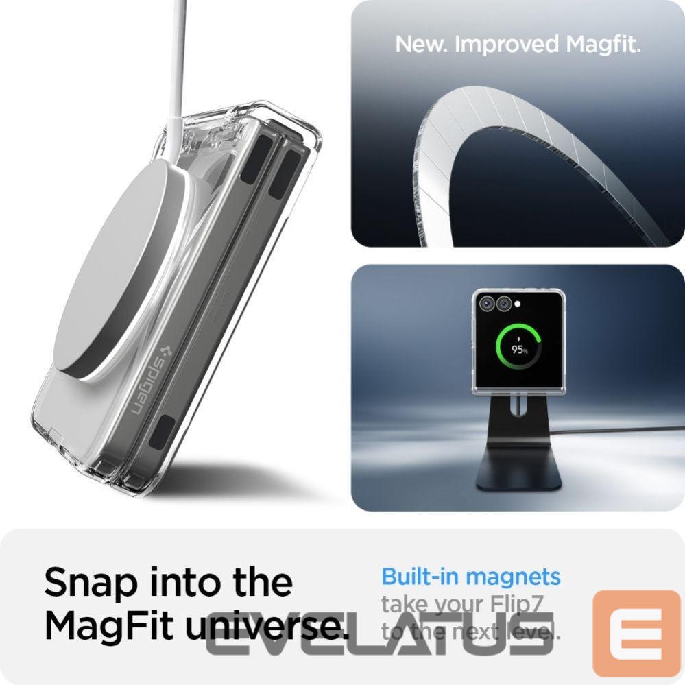 Other goods Spigen Spigen AirSkin Mag MagSafe Case for Samsung Galaxy Z Flip 7 - Clear and White