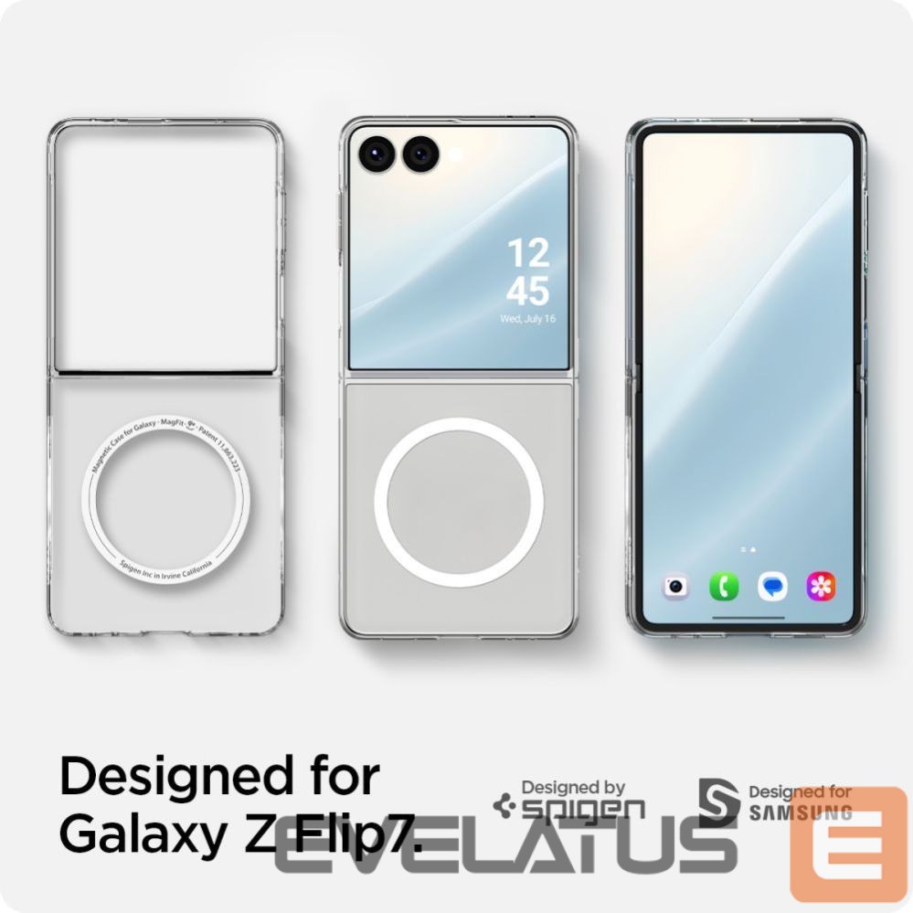 Other goods Spigen Spigen AirSkin Mag MagSafe Case for Samsung Galaxy Z Flip 7 - Clear and White