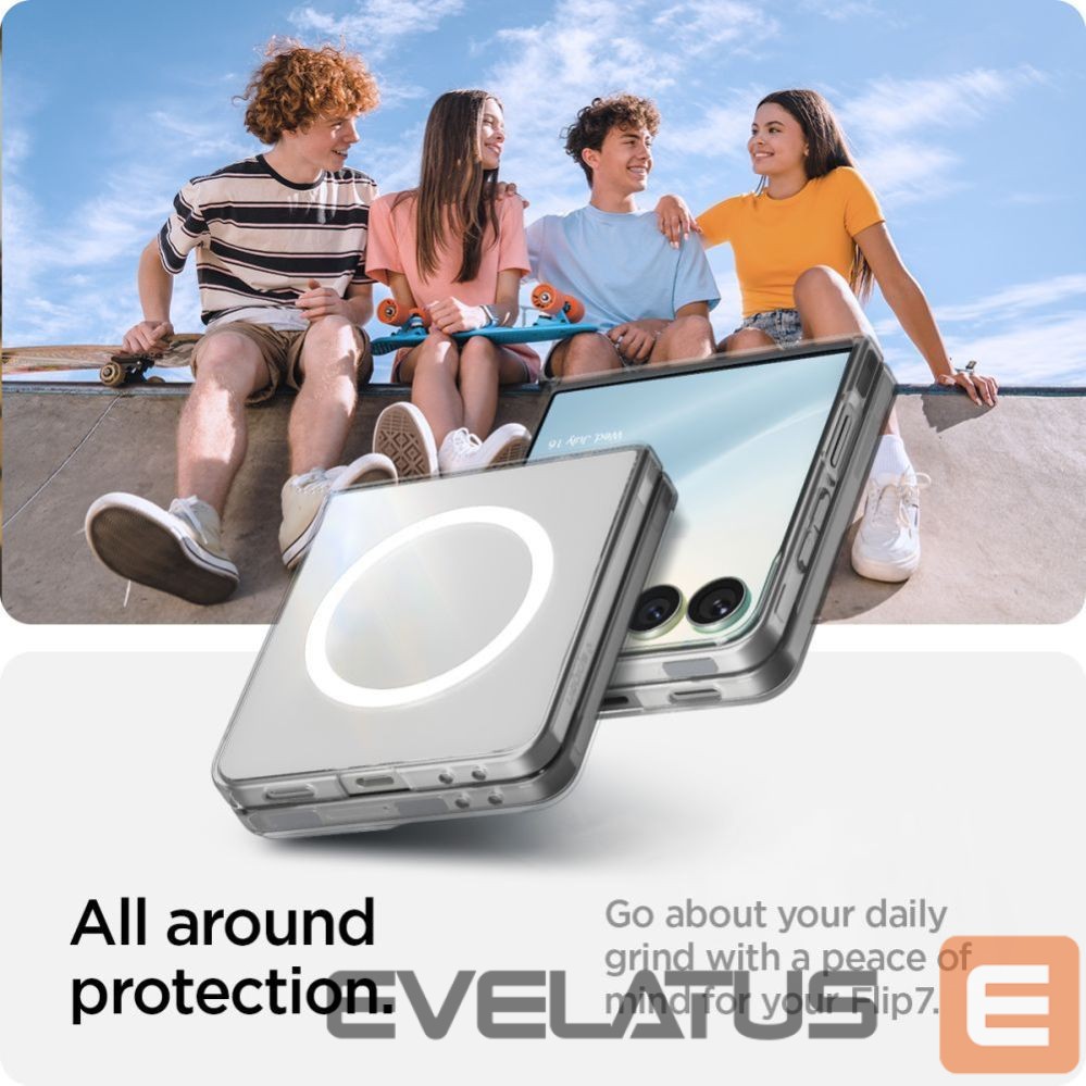 Other goods Spigen Spigen AirSkin Mag MagSafe Case for Samsung Galaxy Z Flip 7 - Clear and White