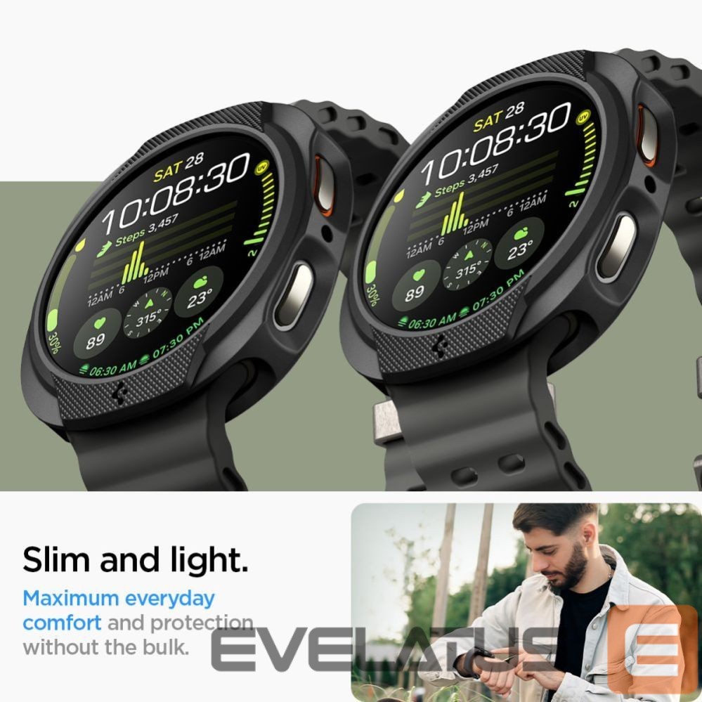 Other goods Spigen Spigen Liquid Air Case for Samsung Galaxy Watch 8 44mm - Matte Black