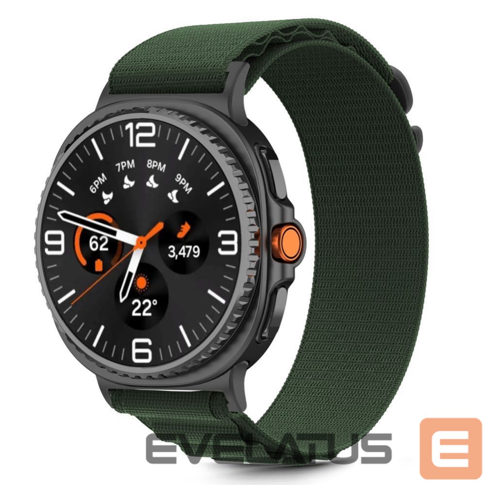 Other goods Tech-Protect Tech-Protect Nylon Stripe Strap for Samsung Galaxy Watch 40/44/46 mm - Green