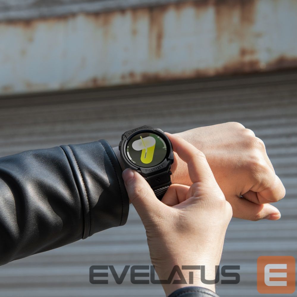 Other goods Spigen Spigen Rugged Armor Pro Strap for Samsung Galaxy Watch 8 44mm - Matte Black