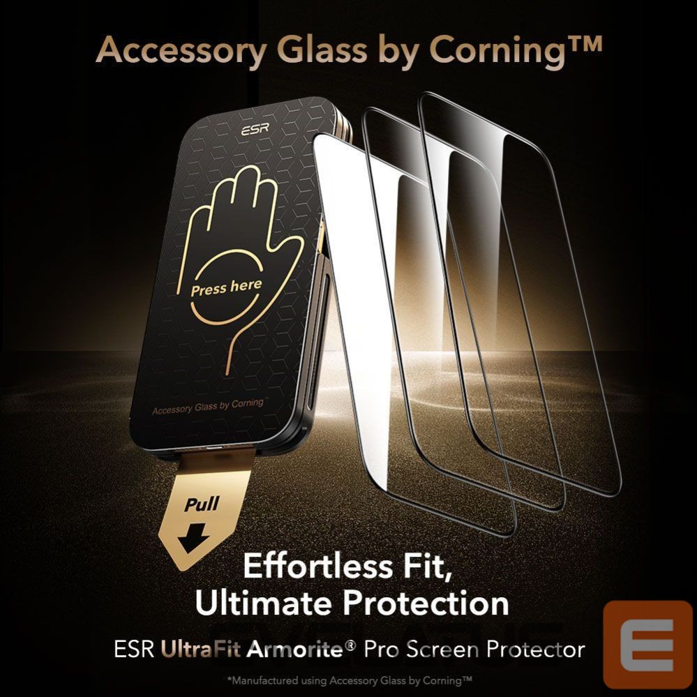 Other goods ESR ESR UltraFit Armorite Pro Tempered Glass for iPhone 17 Pro Max - Clear