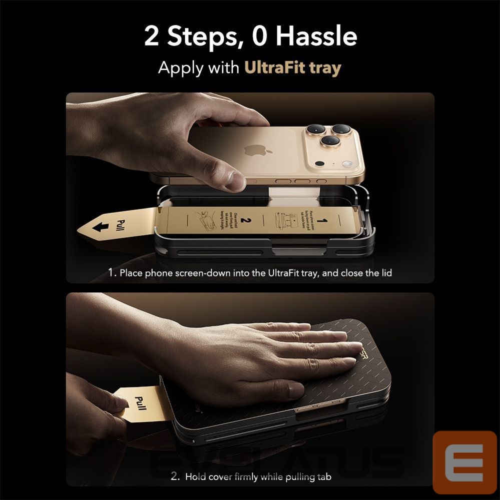Other goods ESR ESR UltraFit Armorite Pro Tempered Glass for iPhone 17 Pro Max - Clear