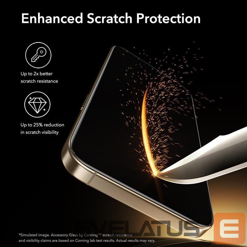 Other goods ESR ESR UltraFit Armorite Pro Tempered Glass for iPhone 17 Pro Max - Clear