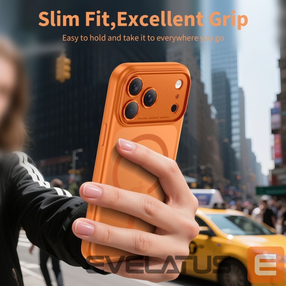Other goods Tech-Protect Tech-Protect Magpeak Magsafe CC Case for iPhone 17 Pro Max - Matte Orange