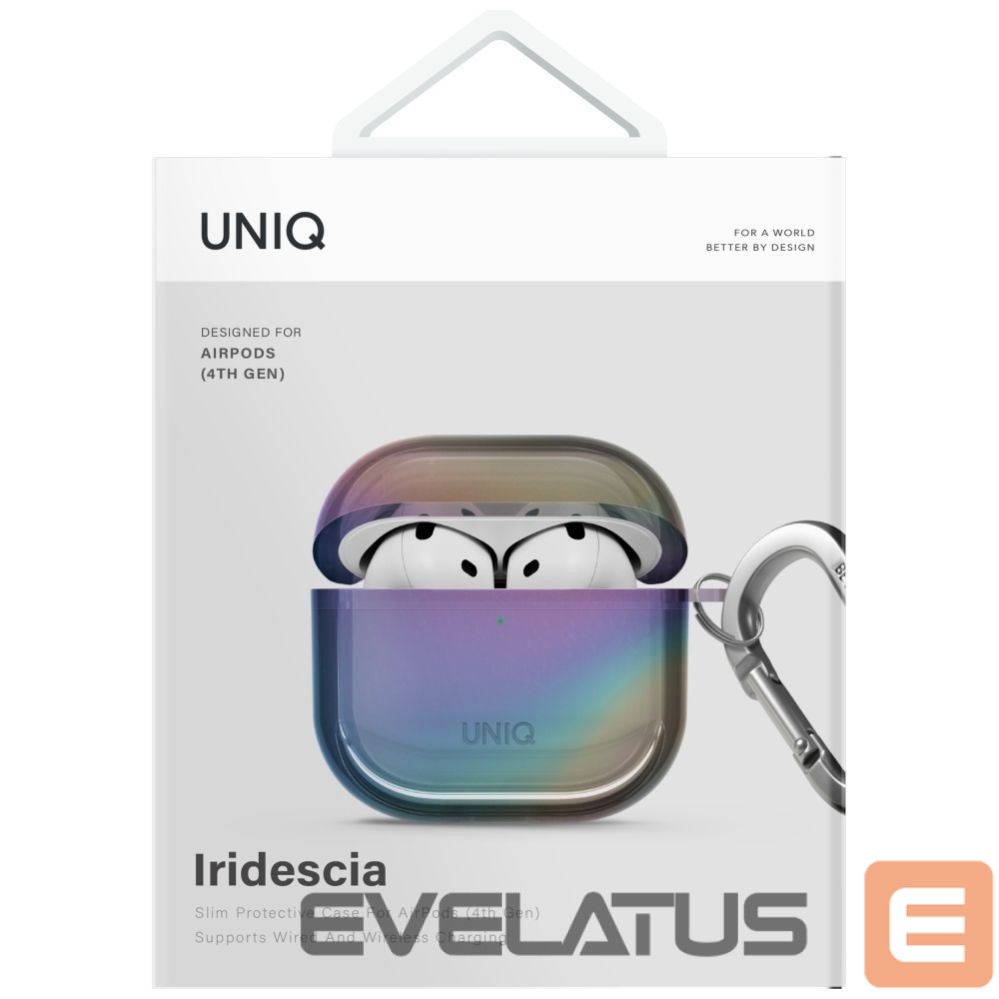 Other goods UNIQ Uniq Iridescia AirPods 4 Hang Case - Holo Multicolor