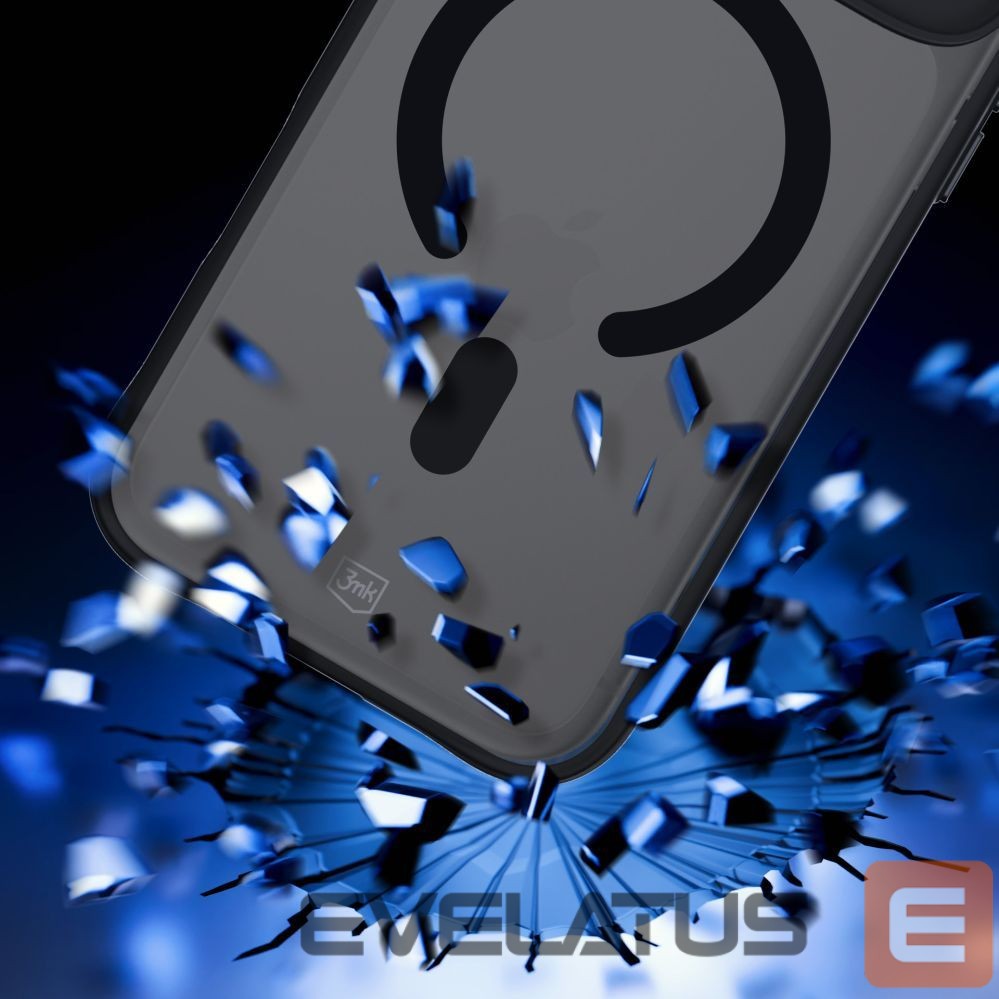 Other goods 3MK 3mk Smoke MagCase for iPhone 17 Pro - Black Semi-Transparent