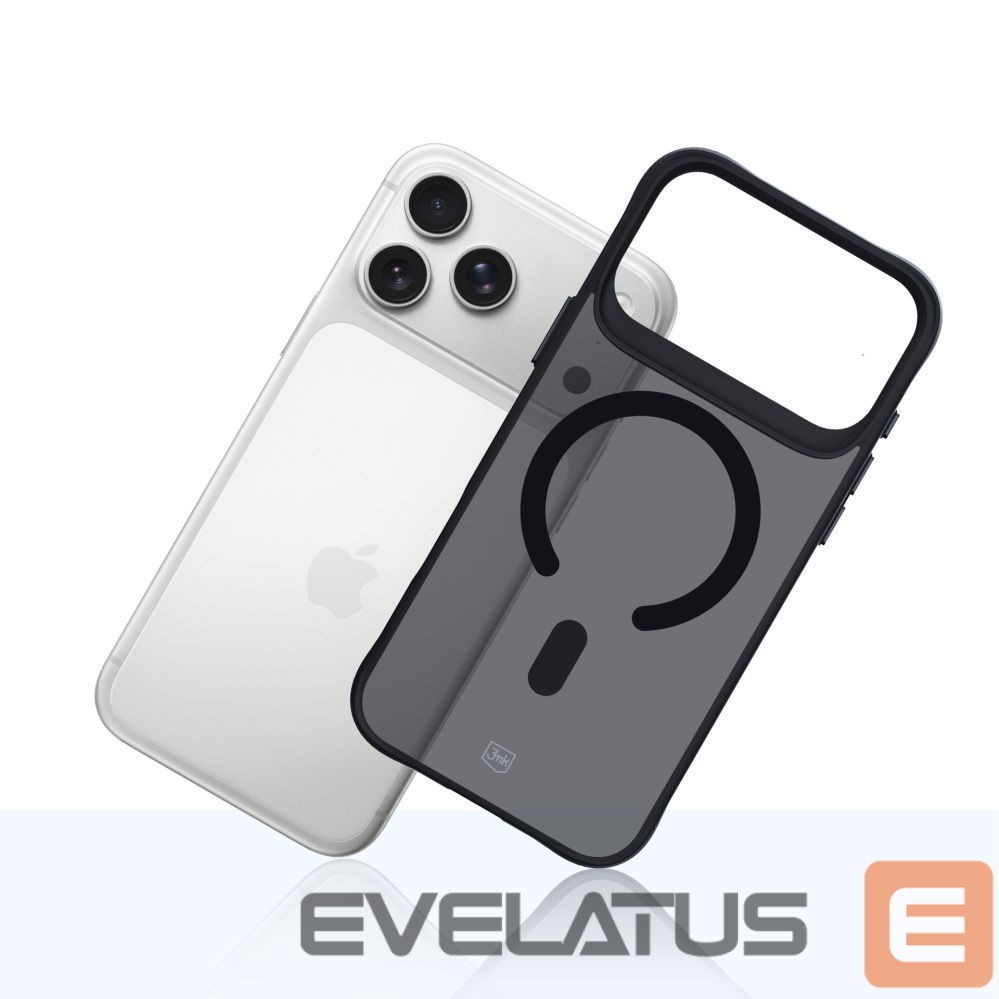 Other goods 3MK 3mk Smoke MagCase for iPhone 17 Pro - Black Semi-Transparent