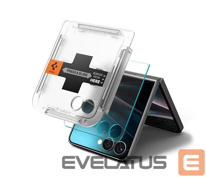 Other goods Spigen Spigen Glas.TR EZ Fit HD Tempered Glass 2-pack for Samsung Galaxy Z Flip 7 - Transparent