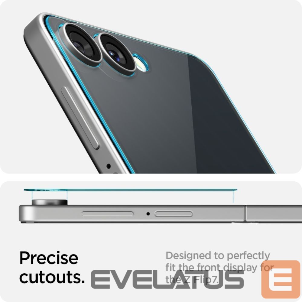 Other goods Spigen Spigen Glas.TR EZ Fit HD Tempered Glass 2-pack for Samsung Galaxy Z Flip 7 - Transparent