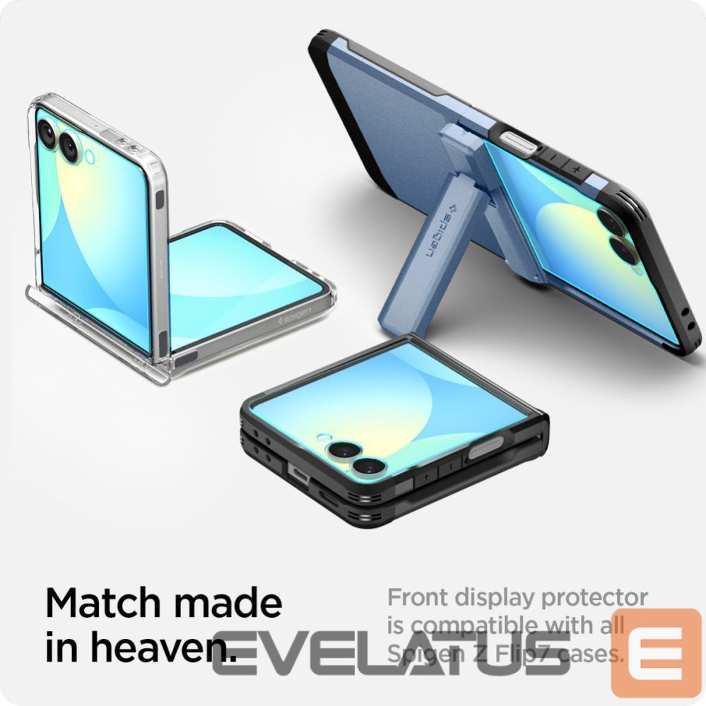 Other goods Spigen Spigen Glas.TR EZ Fit HD Tempered Glass 2-pack for Samsung Galaxy Z Flip 7 - Transparent